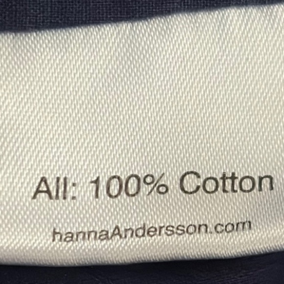 Hanna Andersson Chasing Summer Chambray Embroidered Popover Top Size 160cm 14-16 - Picture 6 of 7